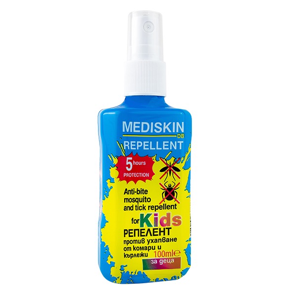 Mediskin DB Anti -bite mosquito and tick repellent for kids 100ml.